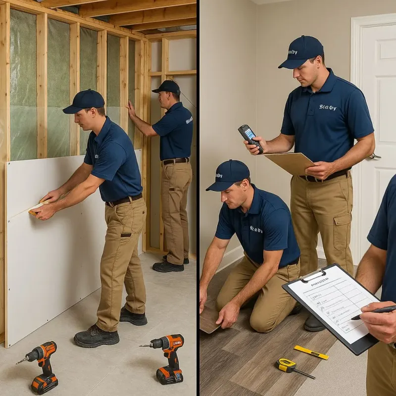 Repairs and Reconstruction process in Tehachapi, CA